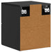 Dulap de noapte suspendat 2 pcs Negru 34,5 x 33 x 40 cm - WALTI WALTI