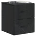 Dulap de noapte suspendat 2 pcs Negru 34,5 x 33 x 40 cm - WALTI WALTI
