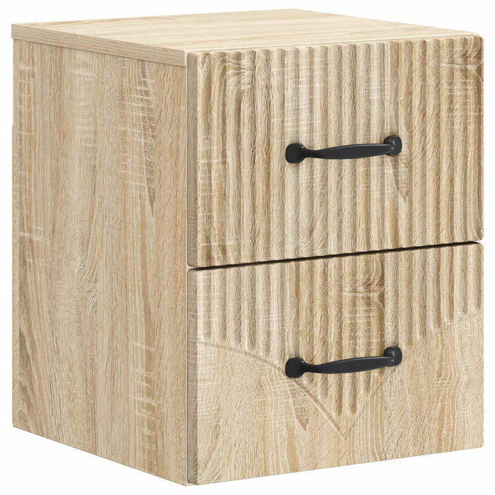 Dulap de noapte suspendat Stejar Sonoma 34,5 x 33 x 40 cm - WALTI WALTI