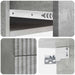 Dulap de noapte suspendat cu sertar Gri Beton 34,5 x 33 x 40 cm - WALTI WALTI