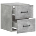 Dulap de noapte suspendat cu sertar Gri Beton 34,5 x 33 x 40 cm - WALTI WALTI