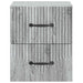 Dulap de noapte suspendat Sonoma gri 34,5 x 33 x 40 cm - WALTI WALTI