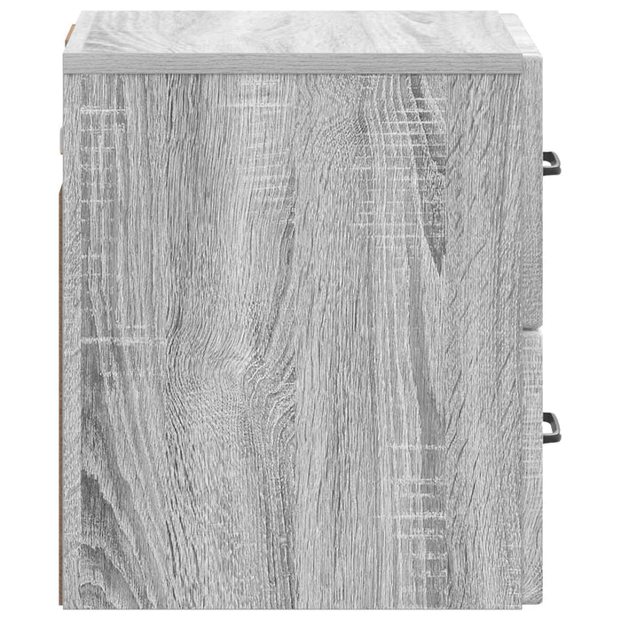 Dulap de noapte suspendat 2 pcs Sonoma gri 34,5 x 33 x 40 cm - WALTI WALTI