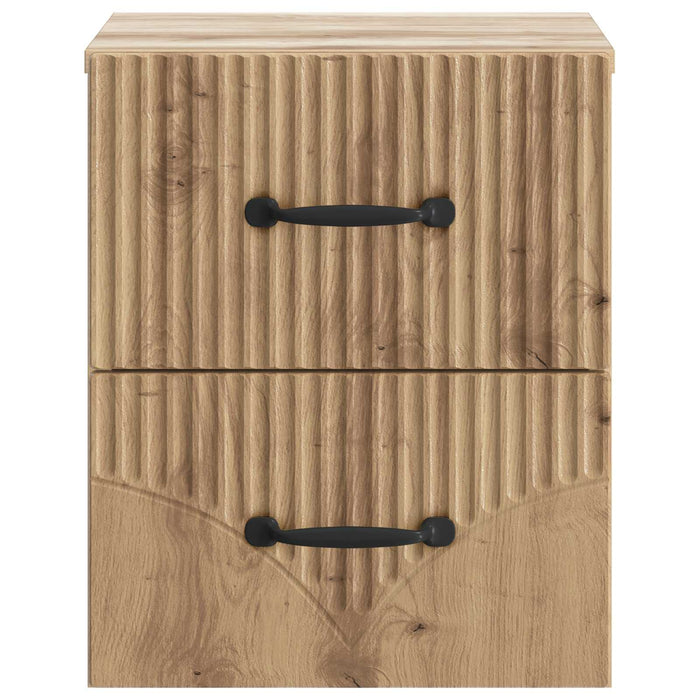 Dulap de noapte suspendat Stejar Artizanal 34,5 x 33 x 40 cm - WALTI WALTI