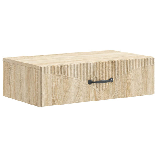 Masă laterală montată pe perete Stejar Sonoma 59 x 34,5 x 17 cm - WALTI WALTI