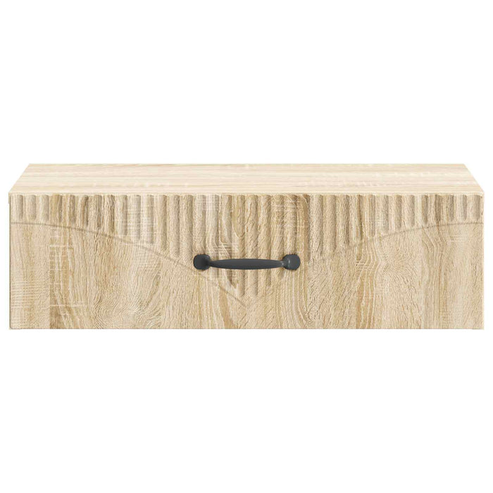 Masă laterală montată pe perete Stejar Sonoma 59 x 34,5 x 17 cm - WALTI WALTI