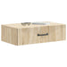 Masă laterală montată pe perete Stejar Sonoma 59 x 34,5 x 17 cm - WALTI WALTI