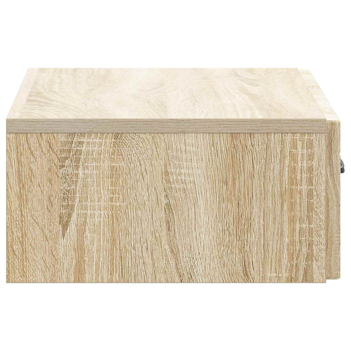 Masă laterală montată pe perete Stejar Sonoma 59 x 34,5 x 17 cm - WALTI WALTI