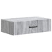 Masă laterală montată pe perete Sonoma gri 59 x 34,5 x 17 cm - WALTI WALTI