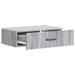 Masă laterală montată pe perete Sonoma gri 59 x 34,5 x 17 cm - WALTI WALTI