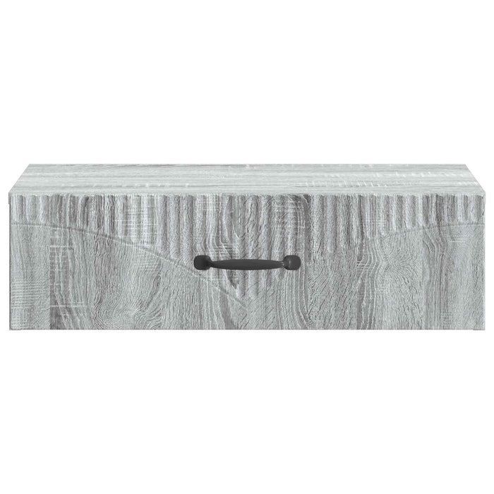Masă laterală montată pe perete Sonoma gri 59 x 34,5 x 17 cm - WALTI WALTI