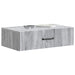 Masă laterală montată pe perete Sonoma gri 59 x 34,5 x 17 cm - WALTI WALTI