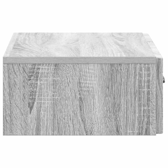 Masă laterală montată pe perete Sonoma gri 59 x 34,5 x 17 cm - WALTI WALTI