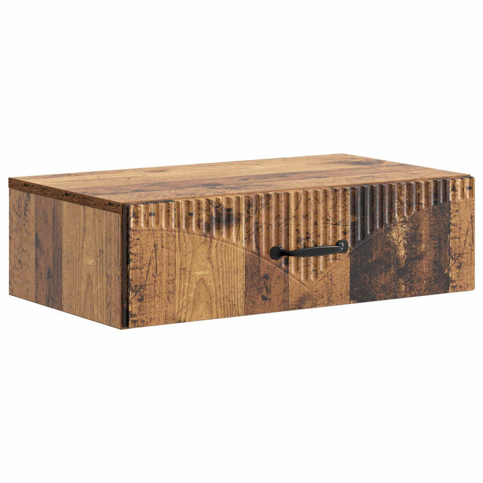 Masă laterală montată pe perete Lemn vechi 59 x 34,5 x 17 cm - WALTI WALTI