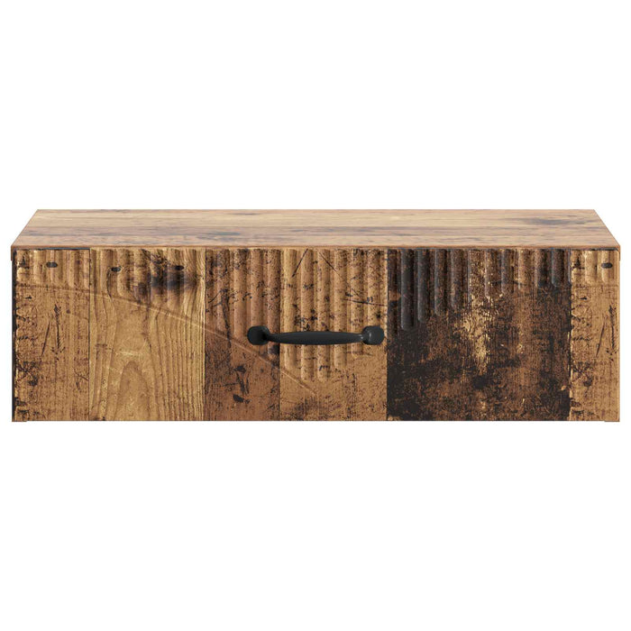 Masă laterală montată pe perete Lemn vechi 59 x 34,5 x 17 cm - WALTI WALTI