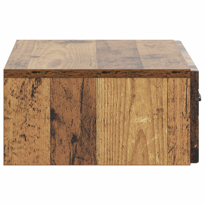 Masă laterală montată pe perete Lemn vechi 59 x 34,5 x 17 cm - WALTI WALTI