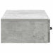 Masă laterală montată pe perete Gri Beton 87,5 x 34,5 x 17 cm - WALTI WALTI