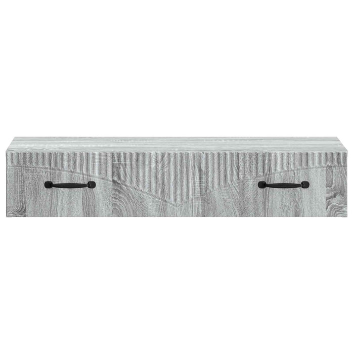 Masă laterală montată pe perete Sonoma gri 87,5 x 34,5 x 17 cm - WALTI WALTI