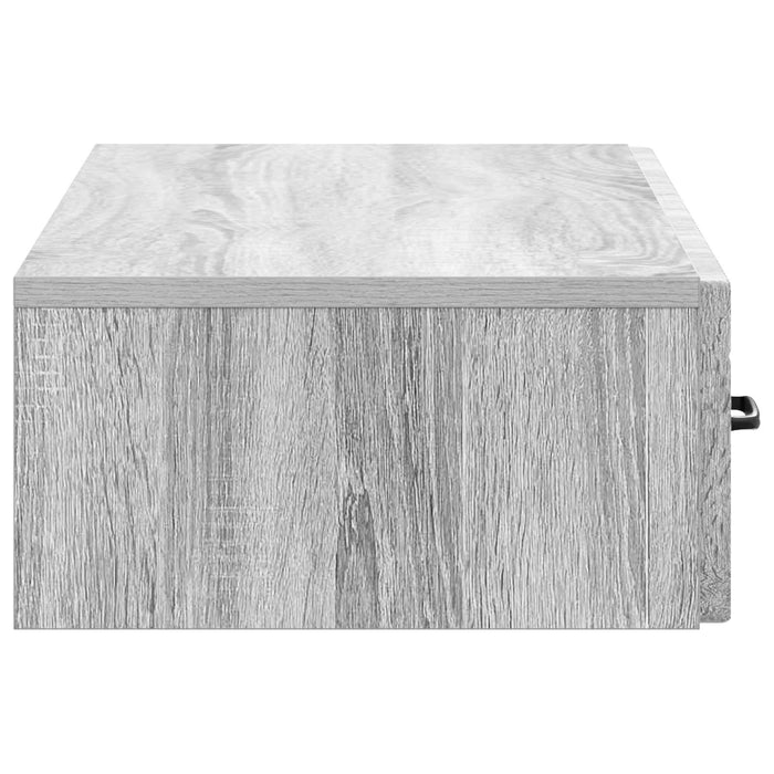 Masă laterală montată pe perete Sonoma gri 87,5 x 34,5 x 17 cm - WALTI WALTI