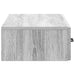 Masă laterală montată pe perete Sonoma gri 87,5 x 34,5 x 17 cm - WALTI WALTI