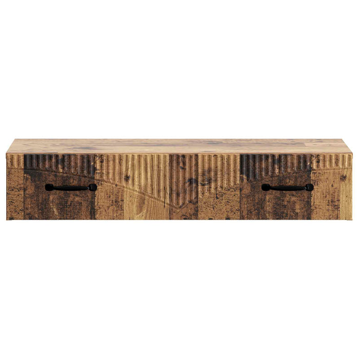 Masă laterală montată pe perete Lemn vechi 87,5 x 34,5 x 17 cm - WALTI WALTI