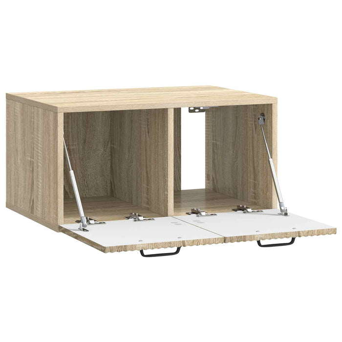Oglindă TV montată pe perete Stejar Sonoma 59,5 x 41 x 30 cm - WALTI WALTI