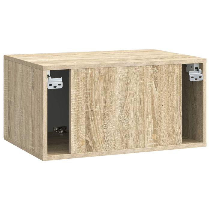 Oglindă TV montată pe perete Stejar Sonoma 59,5 x 41 x 30 cm - WALTI WALTI