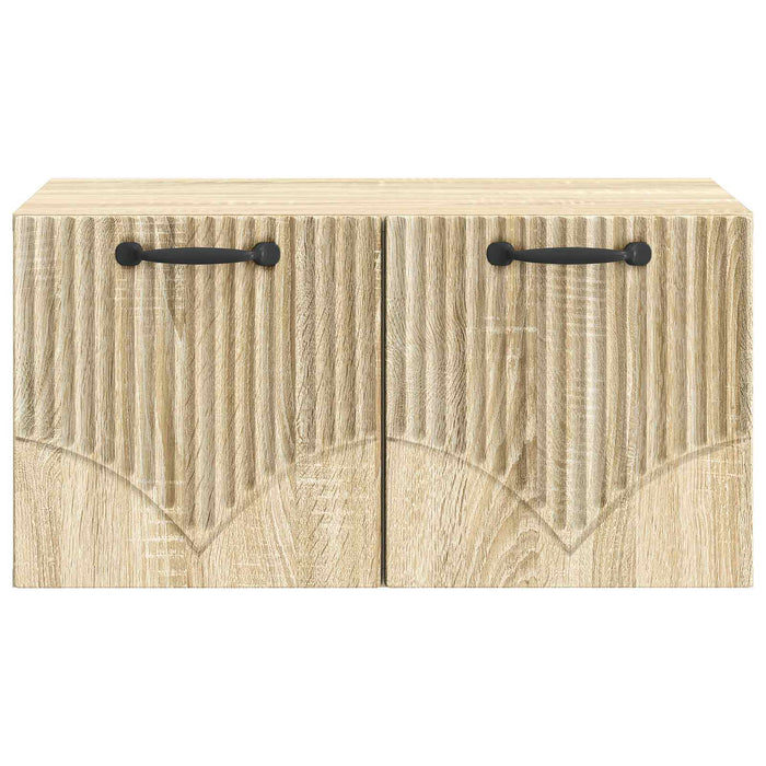 Oglindă TV montată pe perete Stejar Sonoma 59,5 x 41 x 30 cm - WALTI WALTI