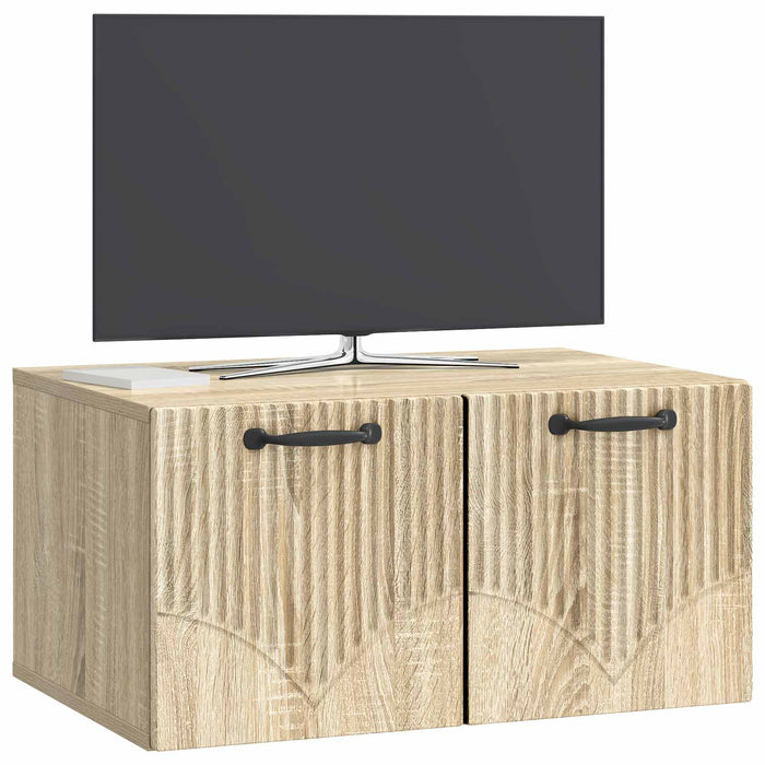 Oglindă TV montată pe perete Stejar Sonoma 59,5 x 41 x 30 cm - WALTI WALTI