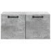 Oglindă TV montată pe perete Gri Beton 59,5 x 41 x 30 cm - WALTI WALTI