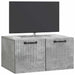 Oglindă TV montată pe perete Gri Beton 59,5 x 41 x 30 cm - WALTI WALTI