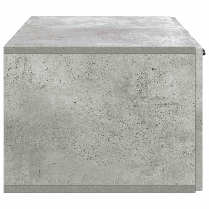 Oglindă TV montată pe perete Gri Beton 59,5 x 41 x 30 cm - WALTI WALTI