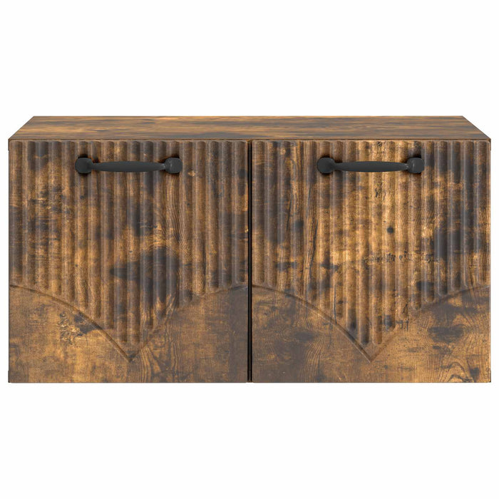 Oglindă TV montată pe perete Stejar fumuriu 59,5 x 41 x 30 cm - WALTI WALTI
