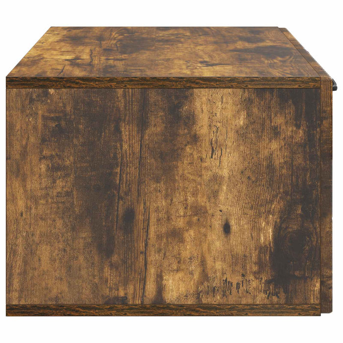 Oglindă TV montată pe perete Stejar fumuriu 59,5 x 41 x 30 cm - WALTI WALTI