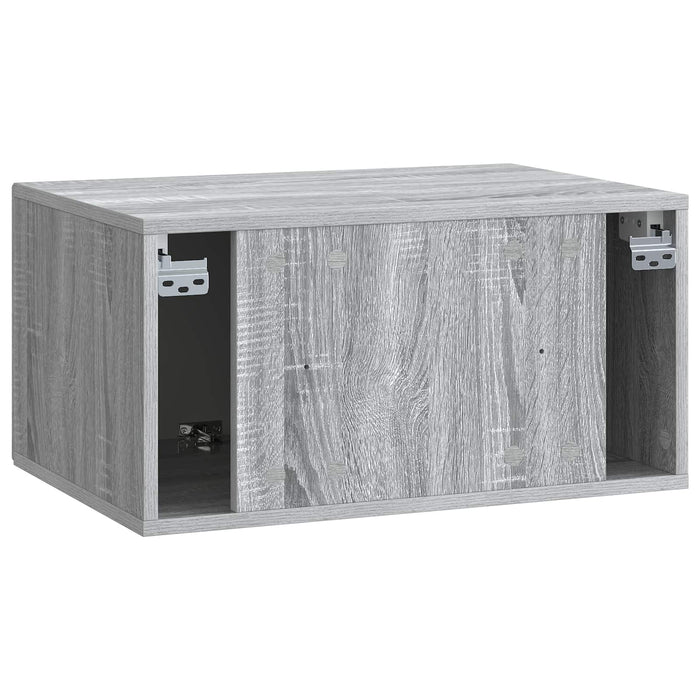 Oglindă TV montată pe perete Sonoma gri 59,5 x 41 x 30 cm - WALTI WALTI