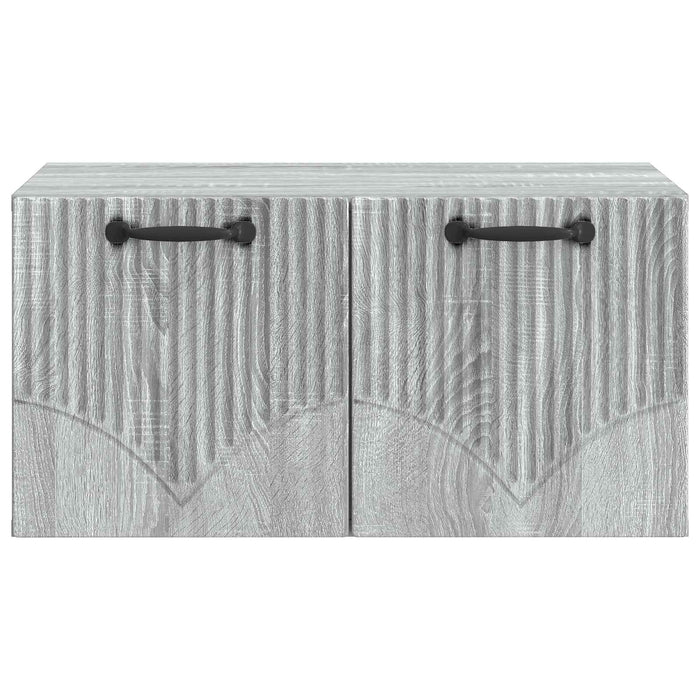 Oglindă TV montată pe perete Sonoma gri 59,5 x 41 x 30 cm - WALTI WALTI