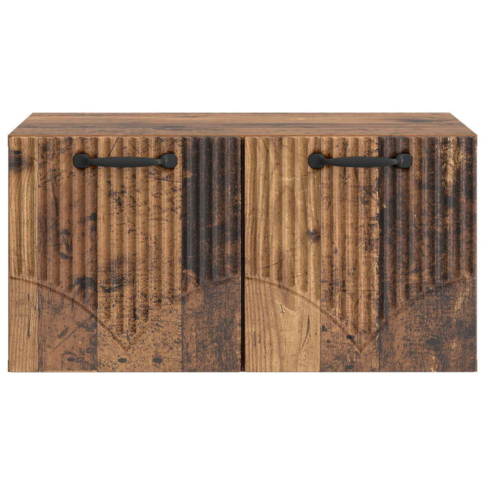 Oglindă TV montată pe perete Lemn vechi 59,5 x 41 x 30 cm - WALTI WALTI