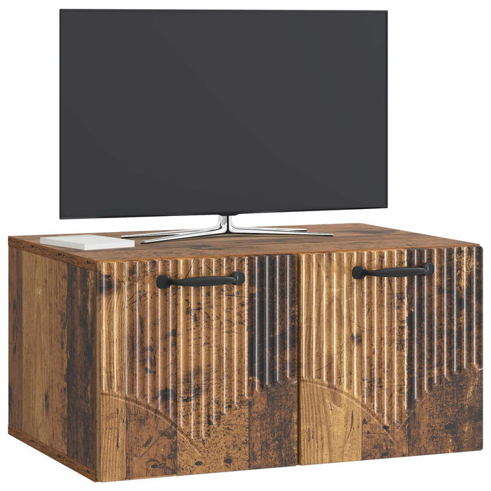 Oglindă TV montată pe perete Lemn vechi 59,5 x 41 x 30 cm - WALTI WALTI