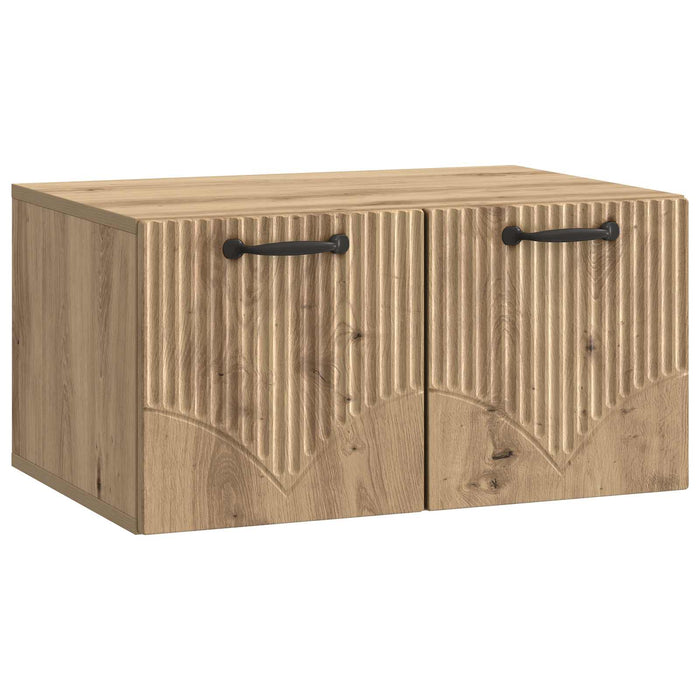 Oglindă TV montată pe perete Stejar Artizanal 59,5 x 41 x 30 cm - WALTI WALTI