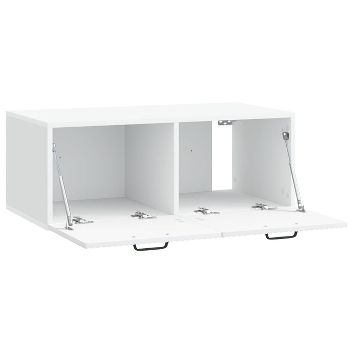 Oglindă TV montată pe perete Pe perete Alb 78,5 x 41 x 30 cm - WALTI WALTI