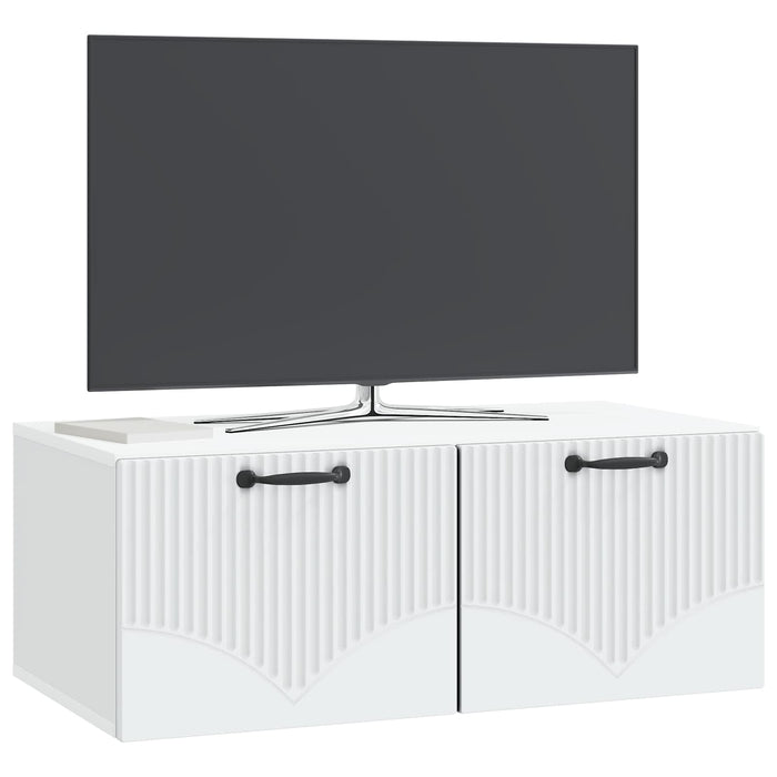 Oglindă TV montată pe perete Pe perete Alb 78,5 x 41 x 30 cm - WALTI WALTI