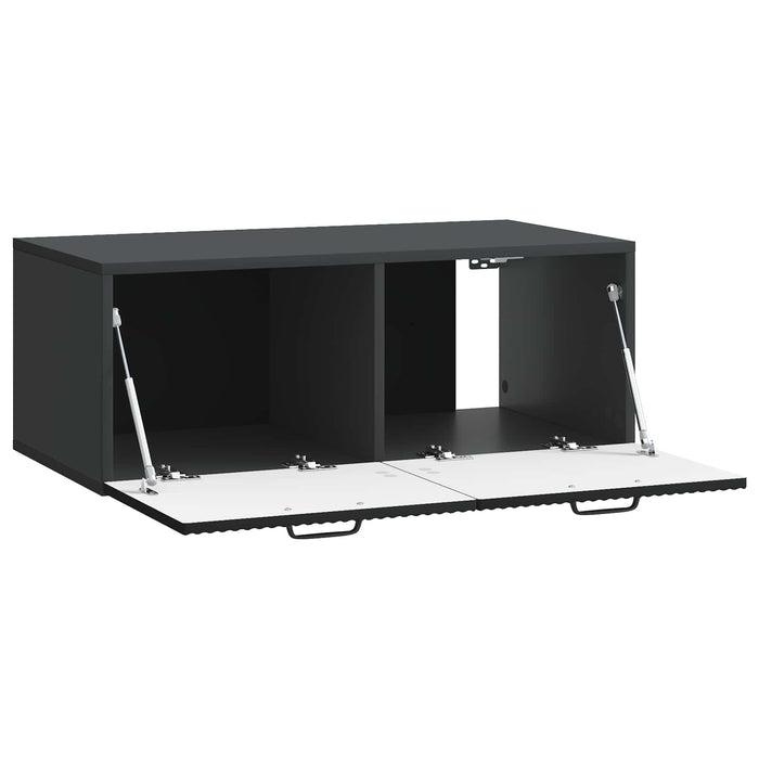 Oglindă TV montată pe perete Pe perete Negru 78,5 x 41 x 30 cm - WALTI WALTI