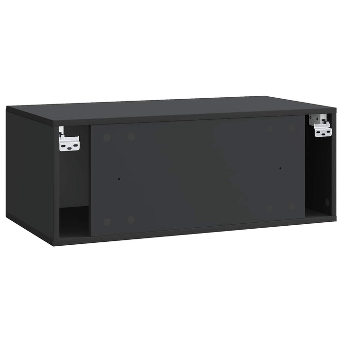 Oglindă TV montată pe perete Pe perete Negru 78,5 x 41 x 30 cm - WALTI WALTI
