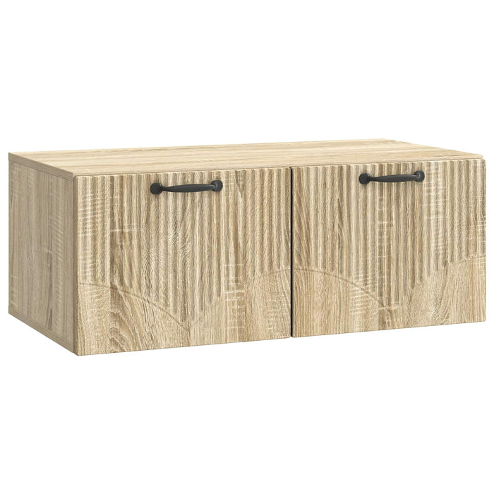 Oglindă TV montată pe perete Stejar Sonoma 78,5 x 41 x 30 cm - WALTI WALTI