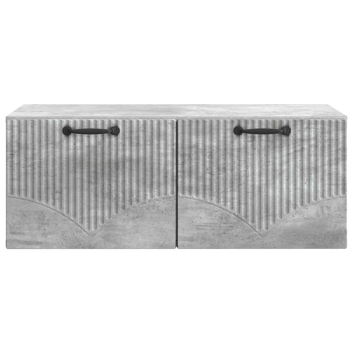 Oglindă TV montată pe perete Gri Beton 78,5 x 41 x 30 cm - WALTI WALTI