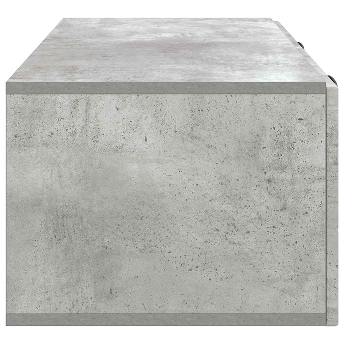 Oglindă TV montată pe perete Gri Beton 78,5 x 41 x 30 cm - WALTI WALTI
