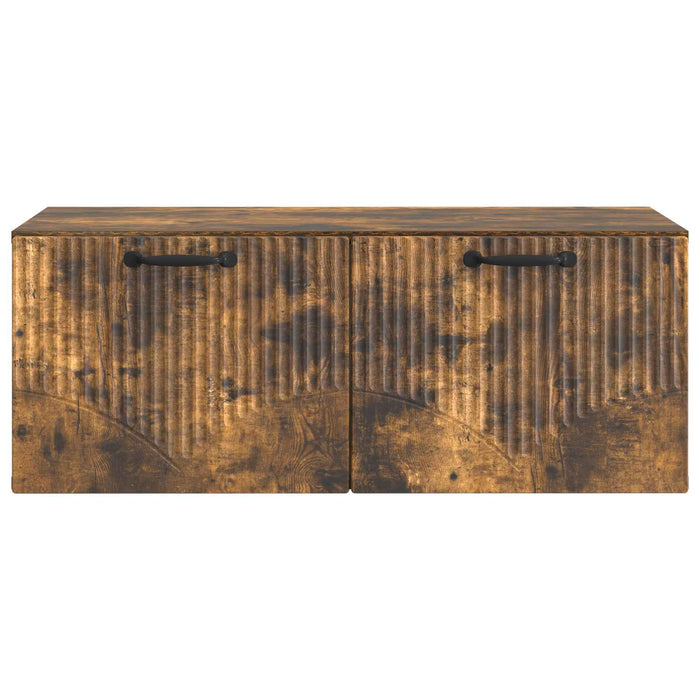 Oglindă TV montată pe perete Stejar fumuriu 78,5 x 41 x 30 cm - WALTI WALTI