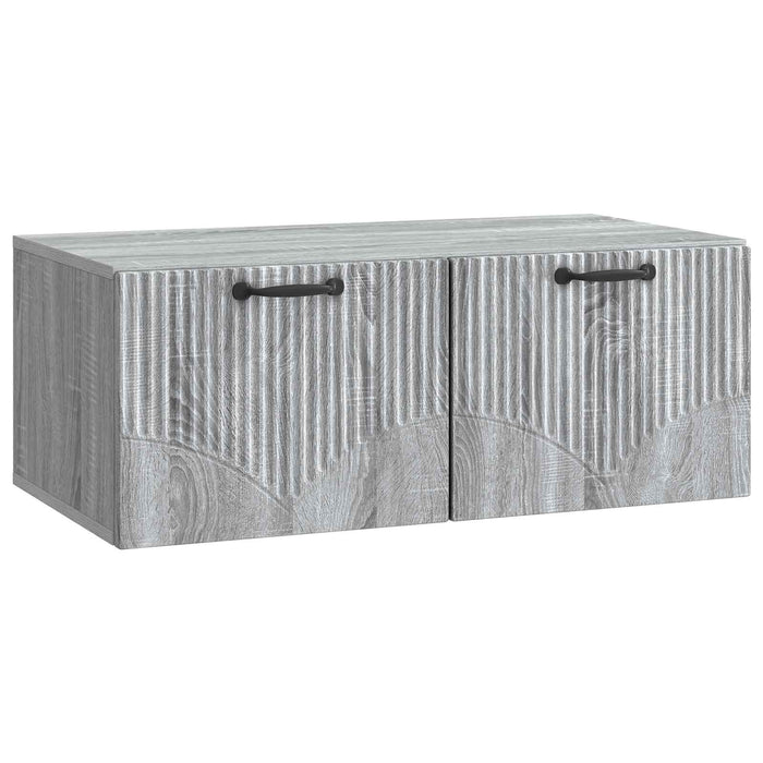 Oglindă TV montată pe perete Sonoma gri 78,5 x 41 x 30 cm - WALTI WALTI