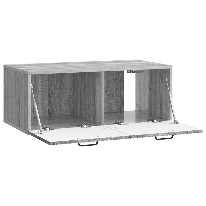 Oglindă TV montată pe perete Sonoma gri 78,5 x 41 x 30 cm - WALTI WALTI