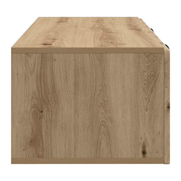 Oglindă TV montată pe perete Stejar Artizanal 78,5 x 41 x 30 cm - WALTI WALTI